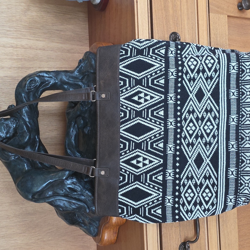 New, Jewell By Thirty One, Reversible Cotton Knit Tote Bag - Picture 15 of 16